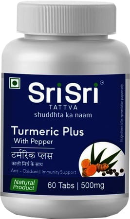 Sri Sri Tattva Turmeric Plus - 60 Tabs