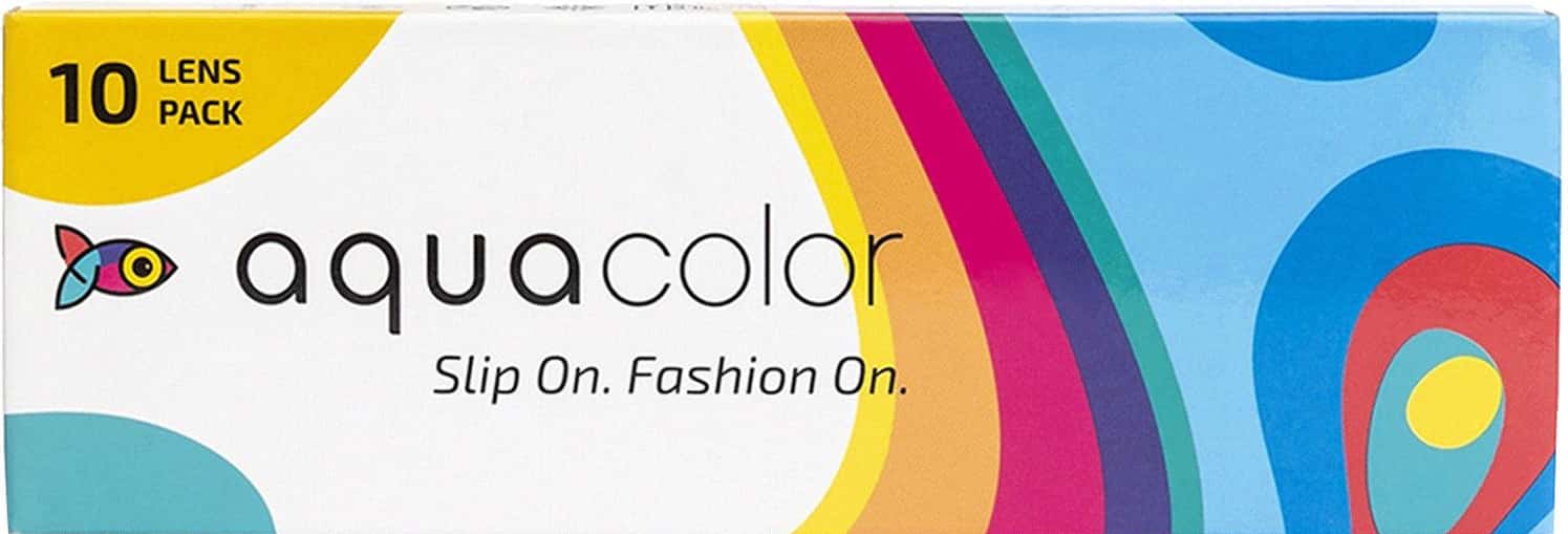 Aquacolor Ocean Blue Daily Disposable Color Lenses (10 Lens /Box /Plano ) (0)