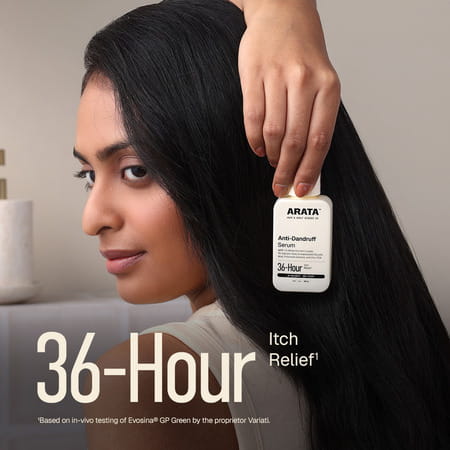 Arata Anti - Dandruff Serum | Controls Dandruff & Relieves Itchy Scalp | 30 Ml