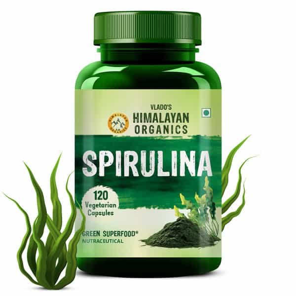 Vlado's Himalayan Organics Spirulina - 2000Mg - 120 Veg Capsules