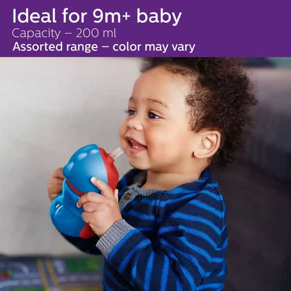 Philips Avent My Straw Cup 200Ml/7Oz (9M+) (Assorted) Scf796/00