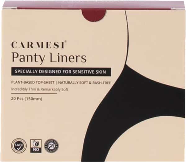 Carmesi Panty Liners - Designed For Sensitive Skin (Pack Of 20)