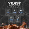 Nutrabay Yeast Protein Powder Rich Chocolate Creme 25g Protein & 6.7g Bcaa Per Scoop Jar 1 Kg