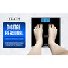 Hoffen Thick Tempered Glass Digital Electronic Lcd Personal Weight Machine (Ho-18-Black)