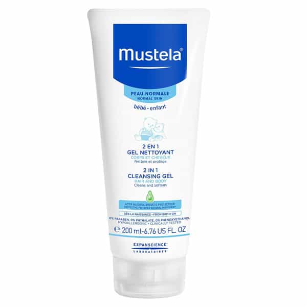 Mustela Hair And Body Wash | White | 200 Ml