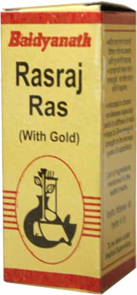 Baidyanath Asli Ayurved Rasraj Ras Gold 10 Tablets