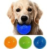 Pawcloud Rubber Stud Spike Ball Toy For Dog Dog Teething Ball Dog Chew Toy Multicolor