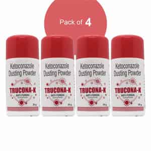 Trucona-k Ketoconazole 2 % Anti Fungal Dusting Powder 30 Gms Pack Of 4