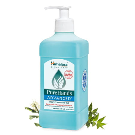 Himalaya Pure Hands Advanced | Disinfectant Hand Rub | 500 Ml