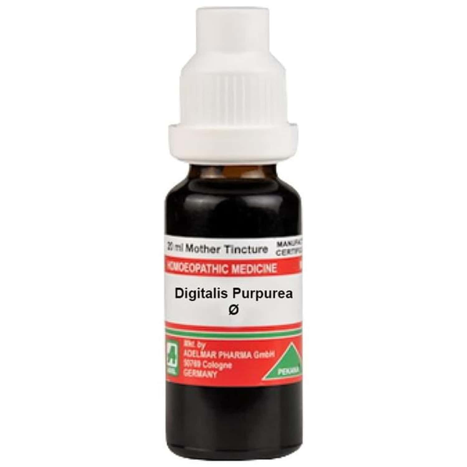 Adel Digitalis Purpurea Mother Tincture Q 20 Ml