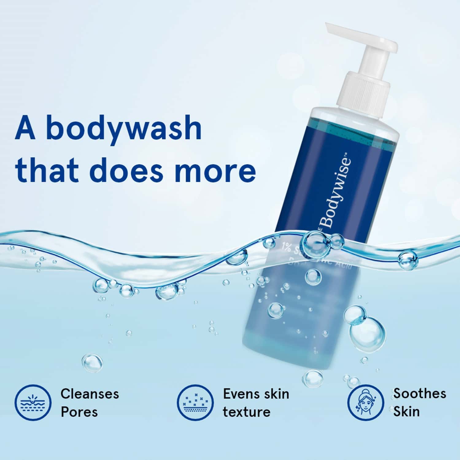 Buy BE BODYWISE 1 SALICYLIC ACID BODY WASH FOR BACK ACNE 250 ML