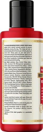 Khadi Organique Rose & Honey Body Wash (Sls & Paraben Free) 210 Ml