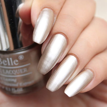 Debelle Gel Nail Polish Gift Set Of 2 - Peony Blossom | Chrome Beige - 16ml (8ml Each)