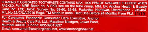 Anchor Cooling Fresh Gel Tooth Paste 75 Gm