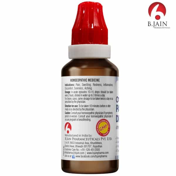 Bjain Omeo Pain Relief Drops | Arthralgia . Arthritis Like Conditions - 30Ml