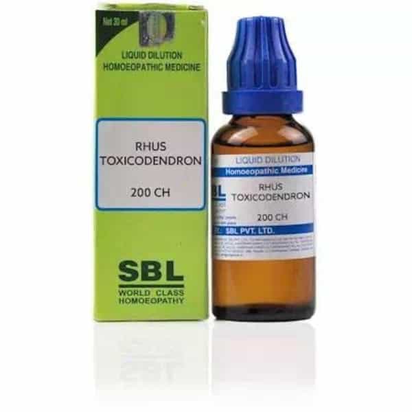 Sbl Rhus Toxicodendron Dilution 200 Ch 30 Ml Pack Of 3