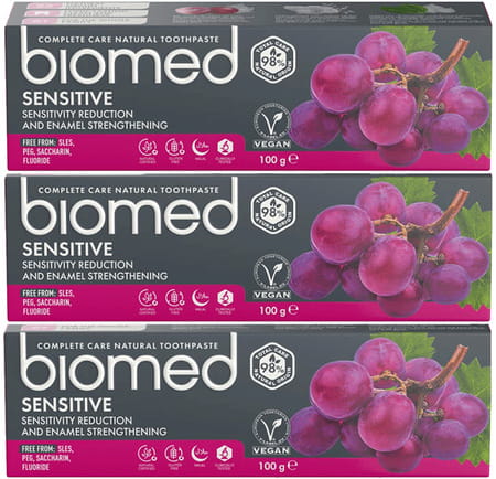 Biomed Completecare Sensitive Toothpaste - 100gms (Pack Of 3) Purple