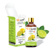 Pack Of 2 Lime Essential Oil And Walnut Carrier Oil - 100% Pure & Natural Oil For Hair, Skin Massage
