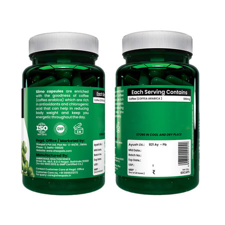 Sheopal'S Combo Slimo 60capsule For Weight Management & Liver X Factor 60capsule For Liver Detox