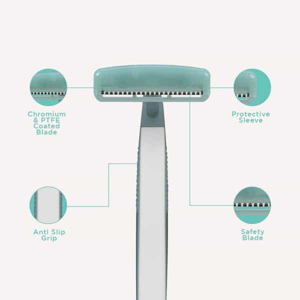 Furr Reusable Blade Bikini Line Trimming Razor|Women|Pack Of 3|