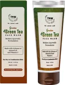 Tnw The Natural Wash Grealmo Green Tea Face Wash For Clean And Moisturized Skin - 100 Ml