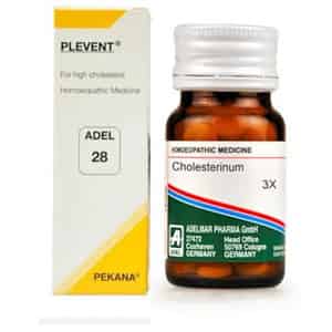 Adel Anti Cholestrinum Combo (adel 28 + Cholesterinum Trituration Tablet 3x) 1 No's