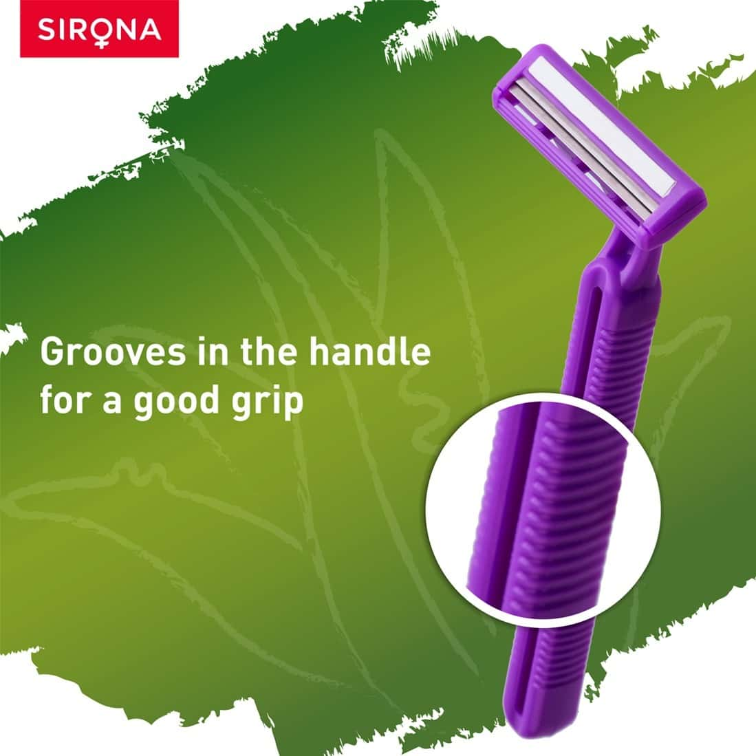 Sirona Disposable Shaving Razor For Women With Aloe Boost - Pack Of 1