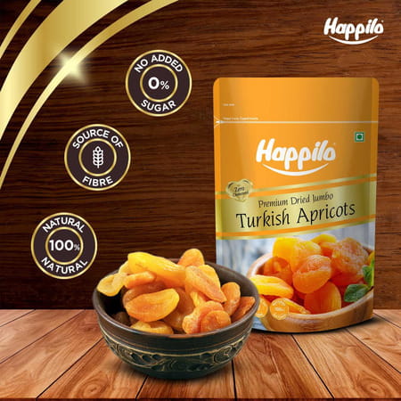 Happilo Premium Turkish Apricots 200g