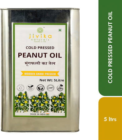 Jivika Naturals Cold Pressed Peanut Oil 5ltr