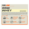Fuel One Whey Protein Raw | 24 G Protein | 5.29 Bcaa | 4.2 G Glutamic Acid (Unflavoured | 750 G)