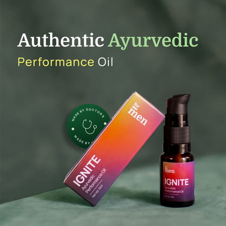 Formen Ignite Oil | Men Massage Oil | Made With Ayurvedic Blend & Non-Greasy Formula 10 Ml