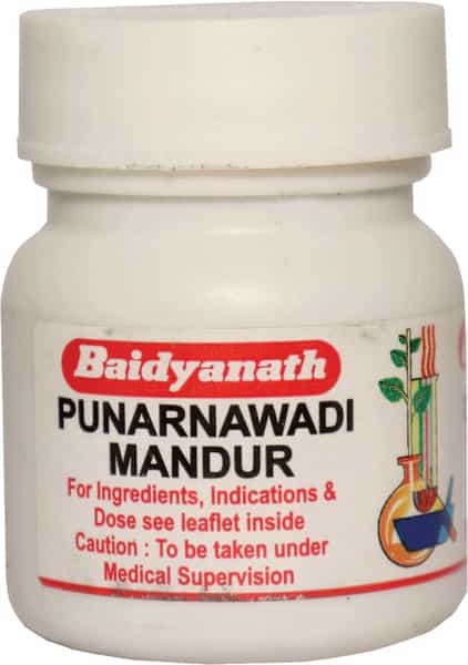 Baidyanath Asli Ayurved Punarnawadi Mandoor 40 Tablet (Pack Of 2)
