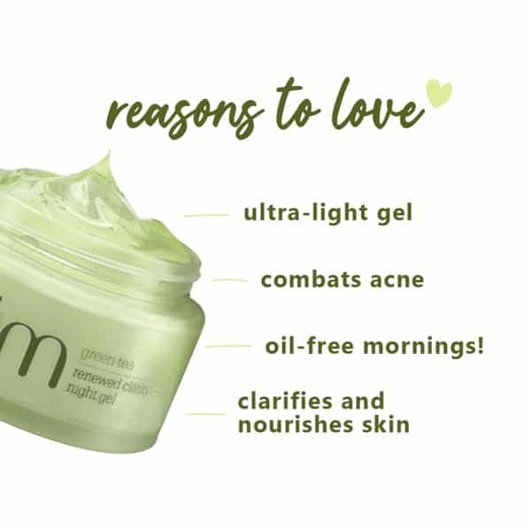 Plum Green Tea Renewed Clarity Night Gel- 50 Ml