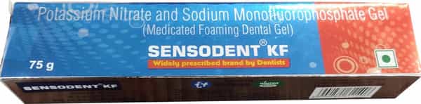 Sensodent Kf Medicated Foaming Dental Gel 75G