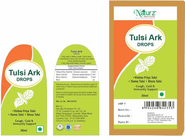 Naturz Ayurveda Tulsi Ark 30Ml Drops (Pack Of 5)