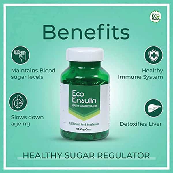 Eco Ensulin Blood Sugar Control 90 Veg Capsule