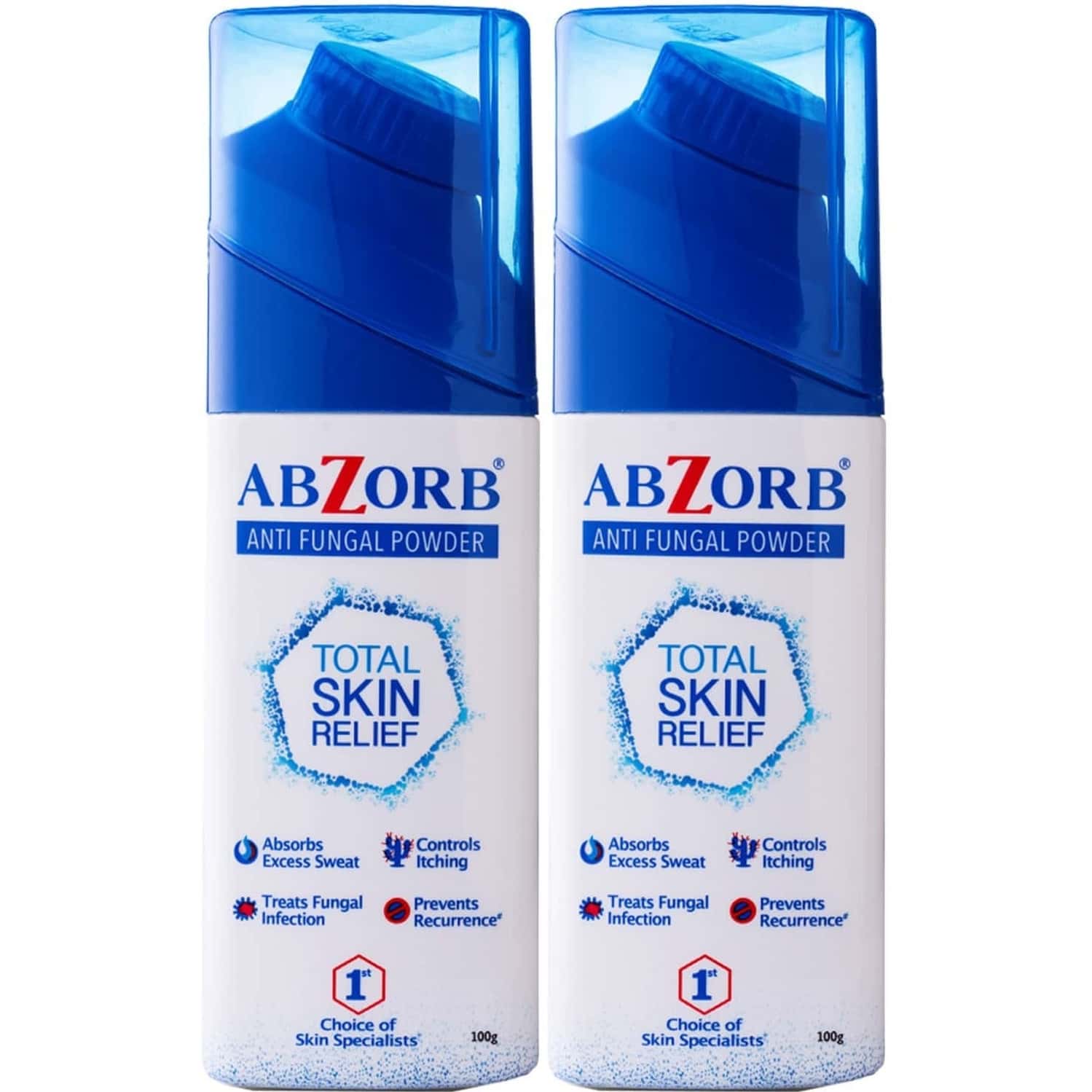 Abzorb Antifungal Dusting Powder 100gm X Pack Of 2