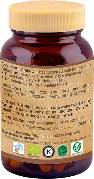 Organic Wellness Owheal Amla C Plus Capsule 90
