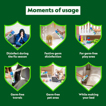 Dettol Multi-Purpose Disinfectant Spray For Hard & Soft Surfaces | Spring Blossom- 225ml
