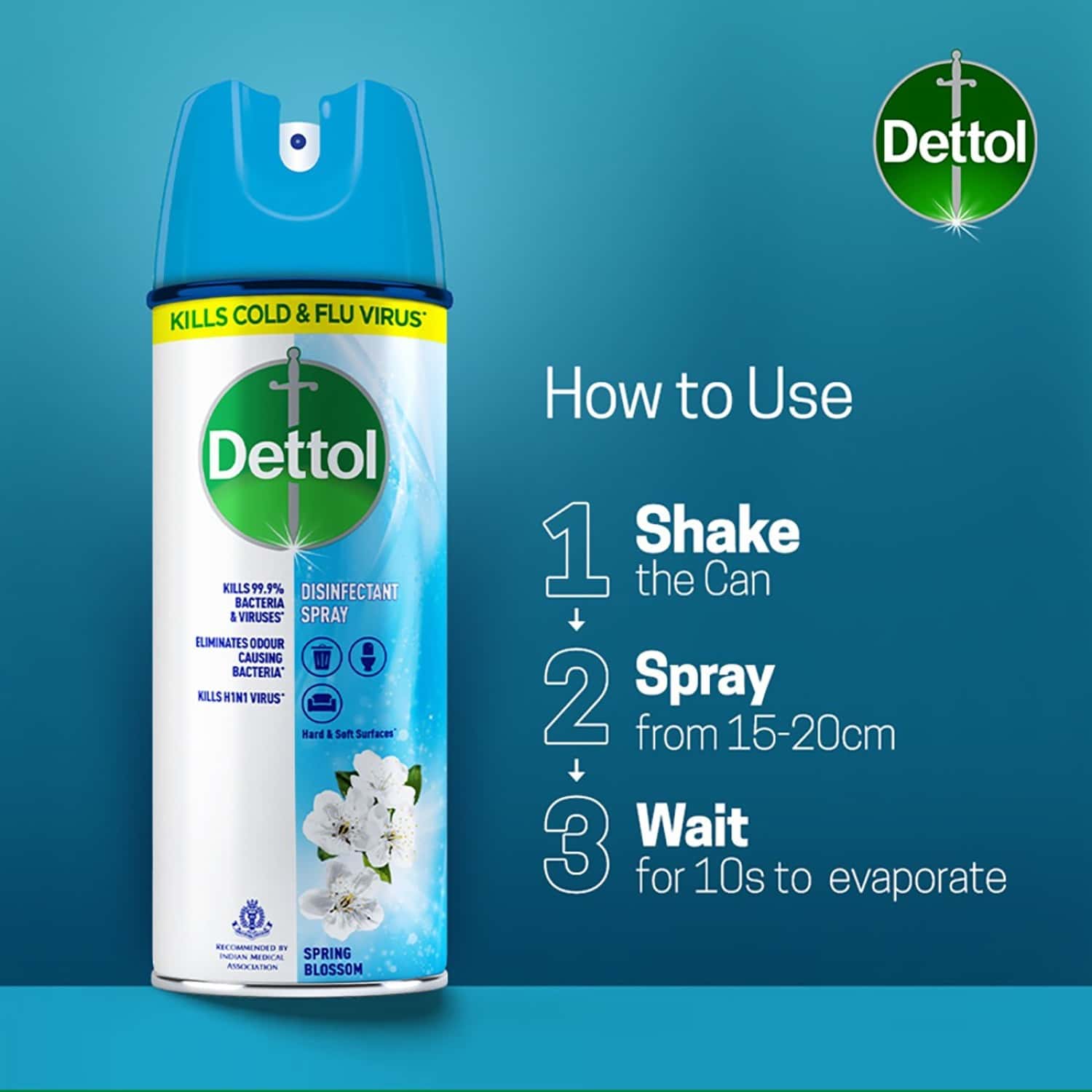 Buy Dettol Surface Disinfectant Spray Sanitizer For GermProtection On