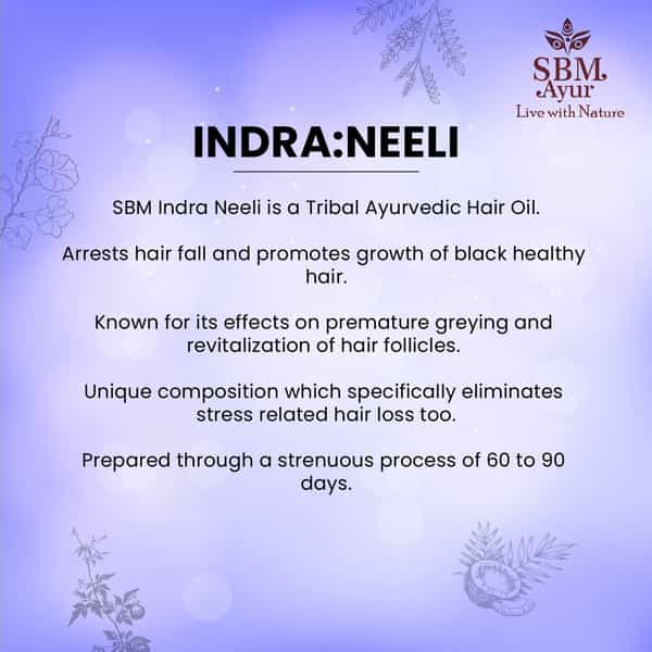 Sbm Indraneeli Hair Oil