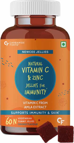Carbamide Forte Vitamin C Gummies With Zinc For Immunity 60 Veg Gummies