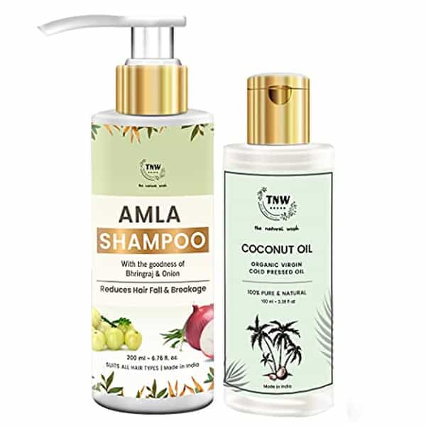 Tnw The Natural Wash Hair Care Combo With Amla Shampoo & Coconut Hair Oil