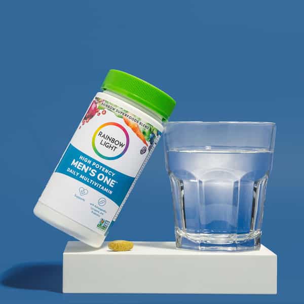 Rainbow Light Mens One High Potency Daily Multivitamin | Vegetarian | 150 Ct. | Package May Vary