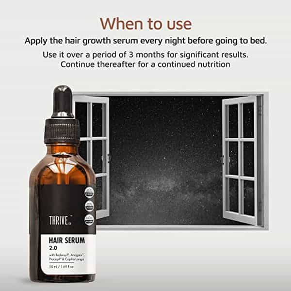 Thriveco Hair Growth Serum|With Redensyl Anagain Procapil & Capilia Longa|Unisex|50Ml X Pack Of 4