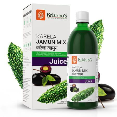 Krishna'S Karela Jamun Mix Juice - 1 Litre