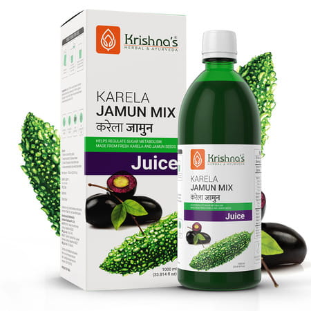 Krishna'S Karela Jamun Mix Juice - 1 Litre
