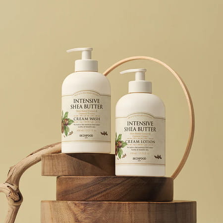 Skinfood Intensive Shea Butter Cream Wash - Nourishing | Antioxidant - Rich - Revitalizing - 450 Ml