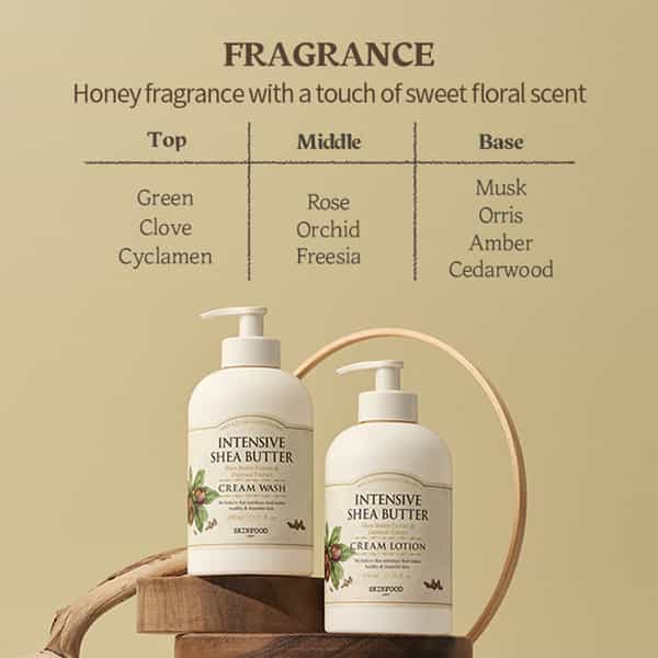 Skinfood Intensive Shea Butter Cream Wash - Nourishing | Antioxidant - Rich - Revitalizing - 450 Ml