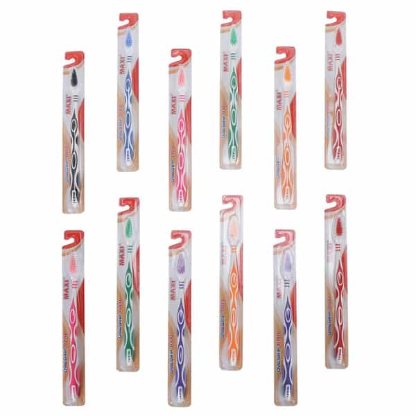Maxi Oval Grip 1000 Soft Toothbrush (Pack Of 12)